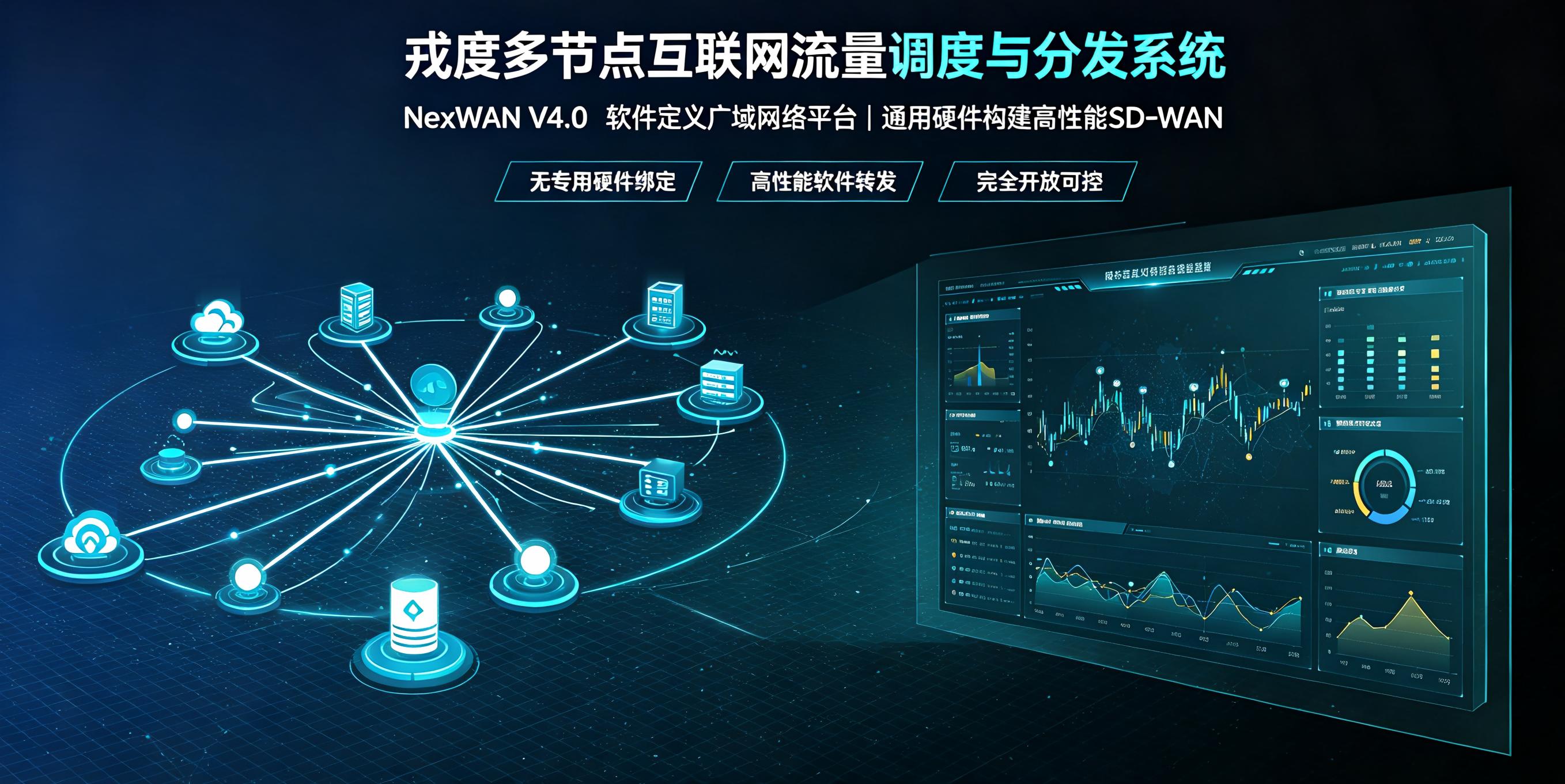 戎度多节点互联网流量调度与分发系统